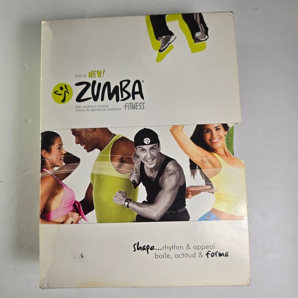 Zumba‎ Fitness Latin Workout Routine DVD Set Beginners Power Rápido Advanced - Picture 3 of 7
